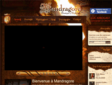 Tablet Screenshot of boutique-mandragore.com
